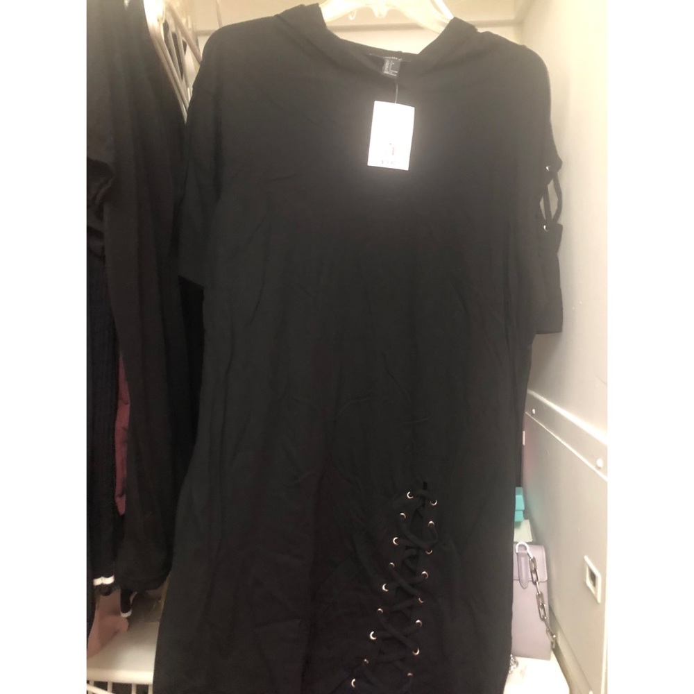 🆕 Laced Edgy Dress With Hood